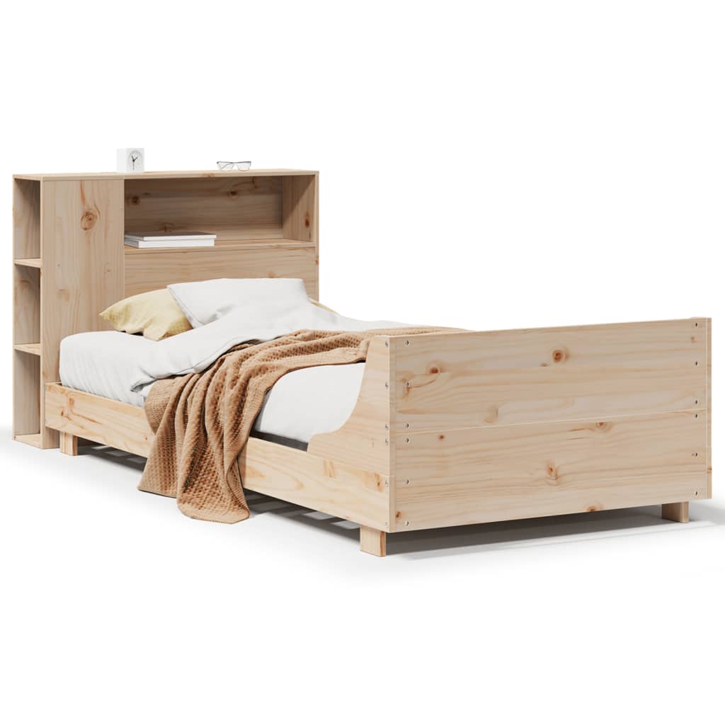 Bedframe zonder matras massief grenenhout 90x190 cm