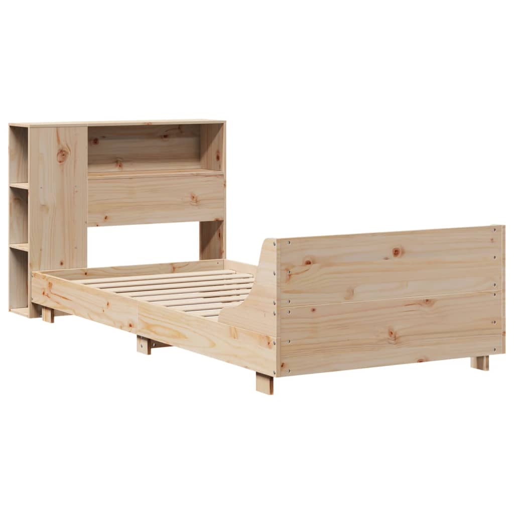 Bedframe zonder matras massief grenenhout 90x190 cm