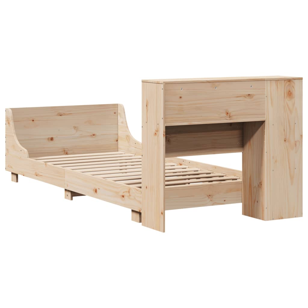 Bedframe zonder matras massief grenenhout 90x190 cm