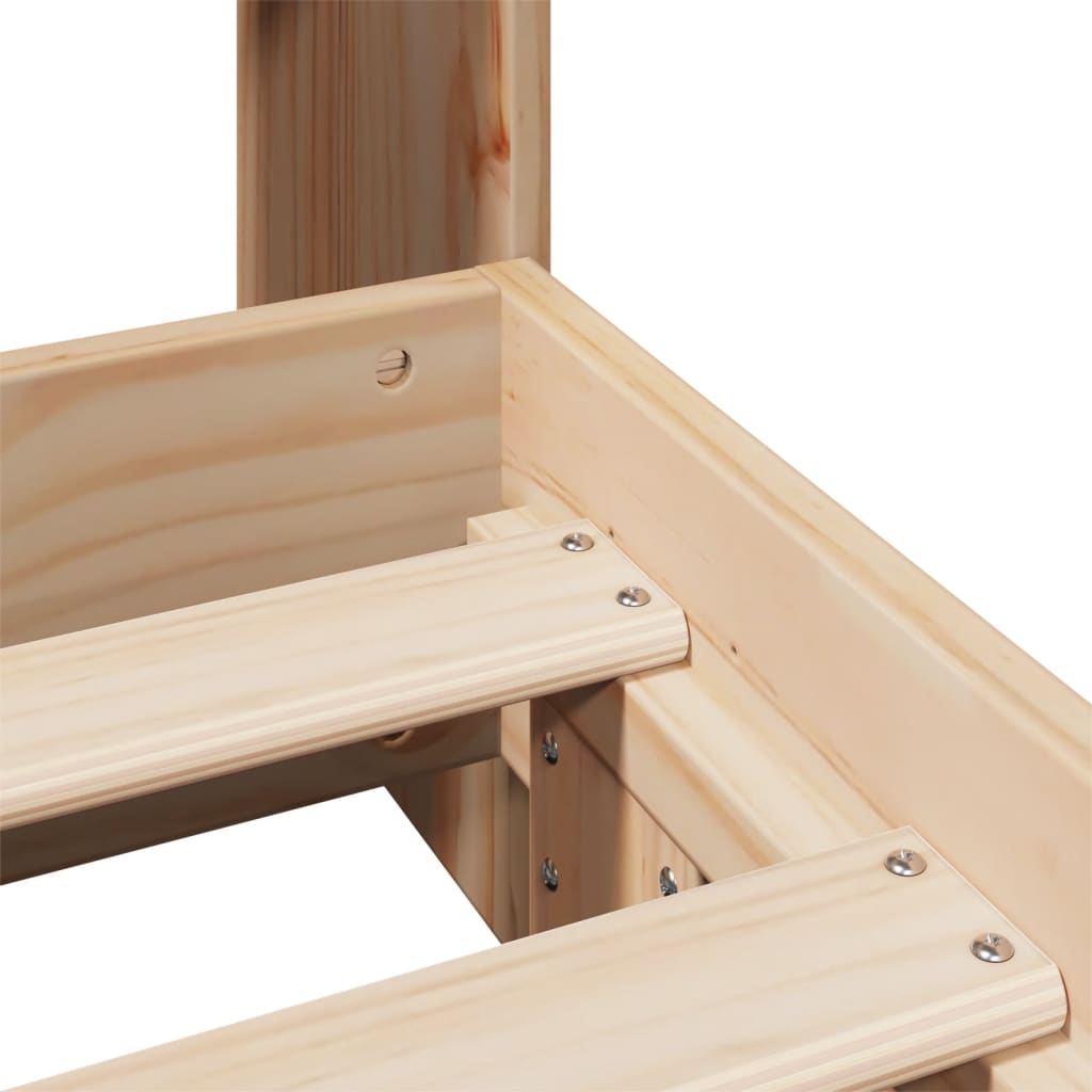 Bedframe zonder matras massief grenenhout 90x190 cm