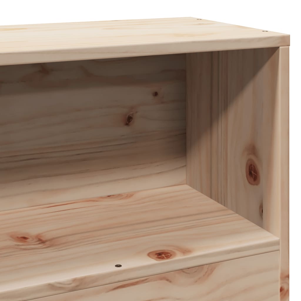 Bedframe zonder matras massief grenenhout 90x190 cm