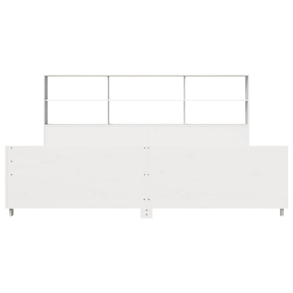 Bedframe zonder matras massief grenenhout wit 180x200 cm is nu te koop bij PeponiXL, paradijselijk wonen!