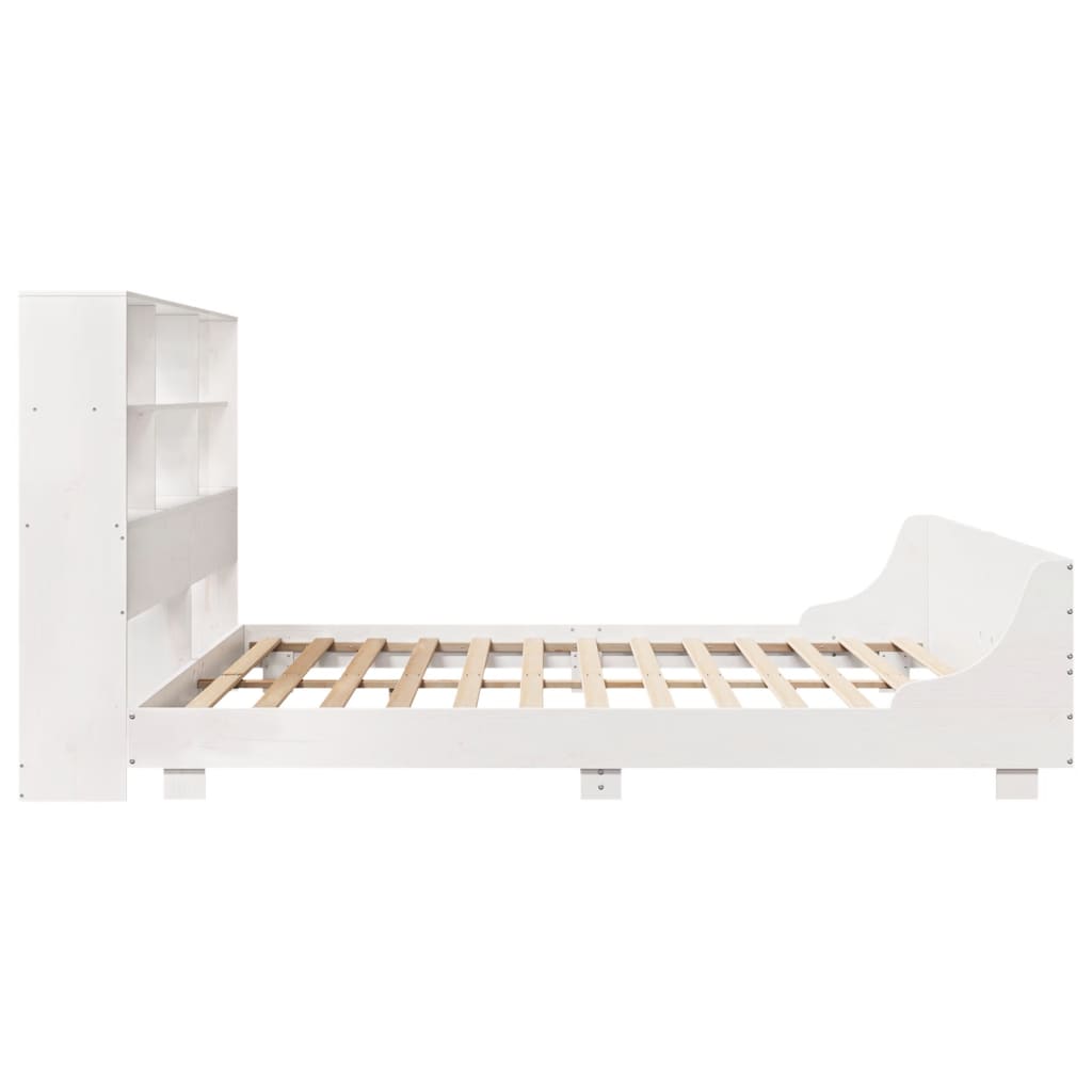 Bedframe zonder matras massief grenenhout wit 180x200 cm is nu te koop bij PeponiXL, paradijselijk wonen!