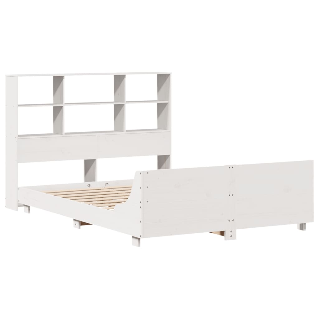 Bedframe zonder matras massief grenenhout wit 160x200 cm is nu te koop bij PeponiXL, paradijselijk wonen!