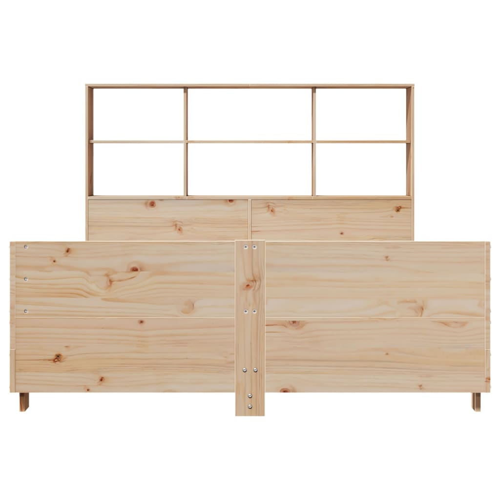 Bedframe zonder matras massief grenenhout 150x200 cm is nu te koop bij PeponiXL, paradijselijk wonen!