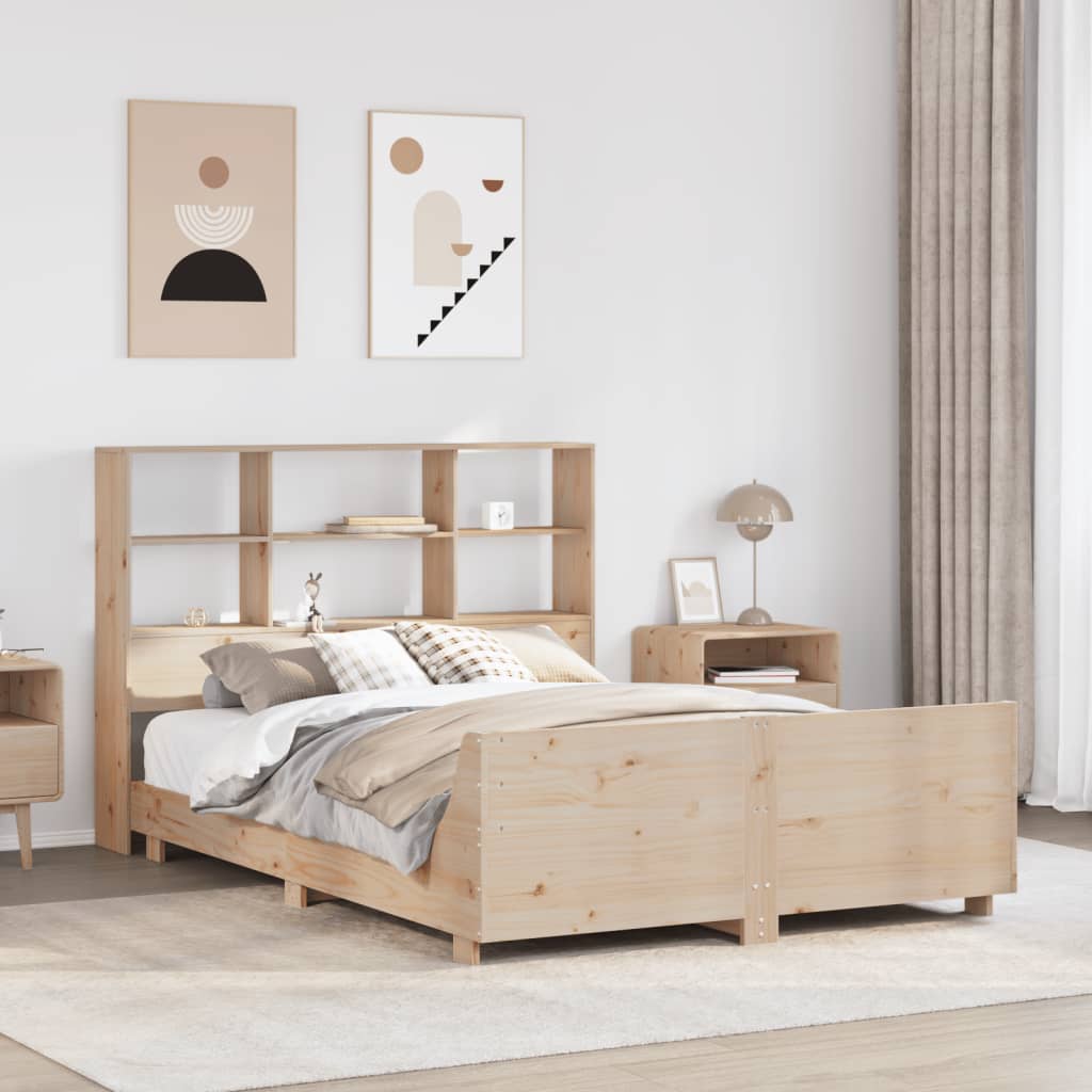 Bedframe zonder matras massief grenenhout 150x200 cm is nu te koop bij PeponiXL, paradijselijk wonen!