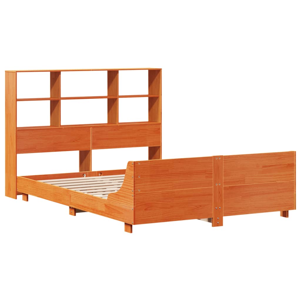 Bedframe zonder matras massief grenenhout wasbruin 120x200 cm is nu te koop bij PeponiXL, paradijselijk wonen!