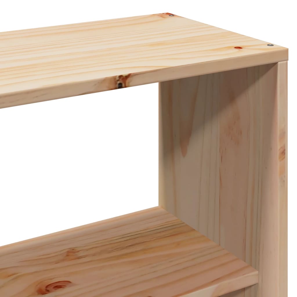 Bedframe zonder matras massief grenenhout 140x190 cm
