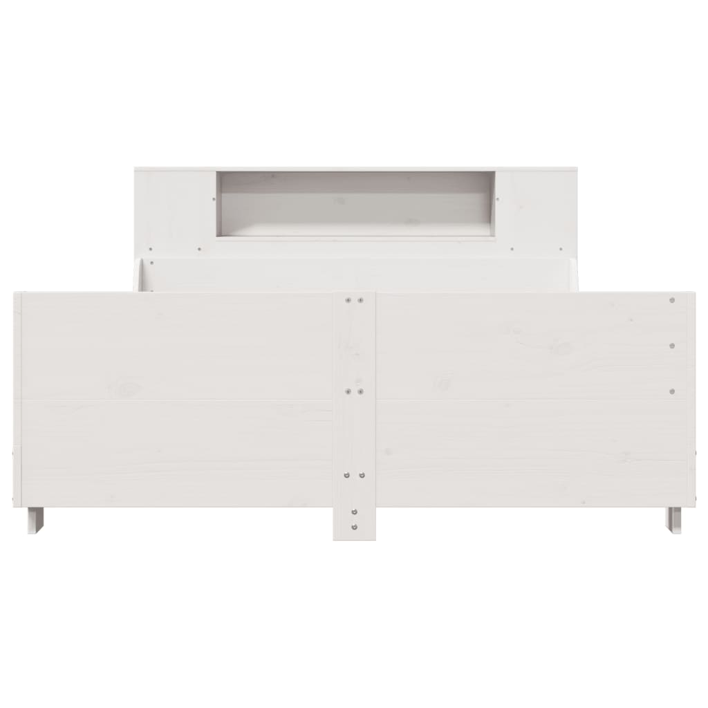Bedframe zonder matras massief grenenhout wit 160x200 cm is nu te koop bij PeponiXL, paradijselijk wonen!