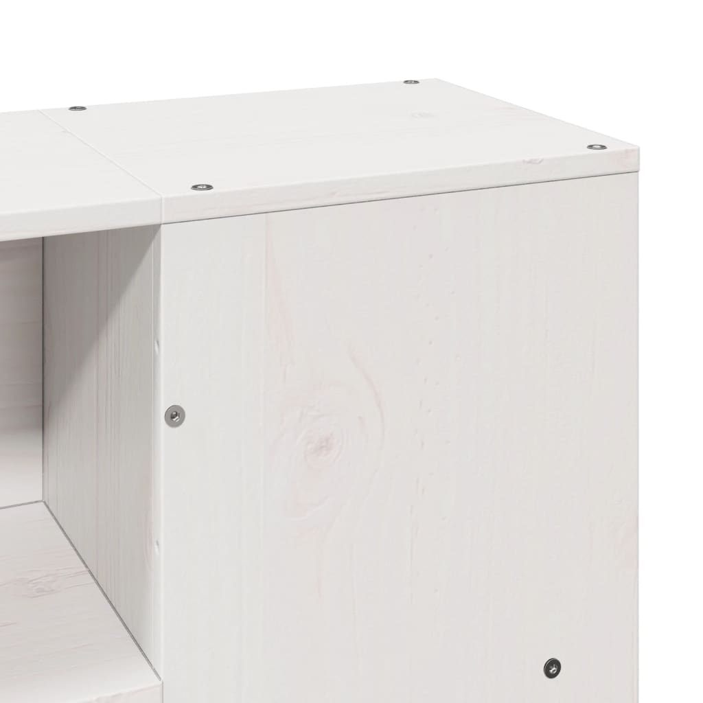 Bedframe zonder matras massief grenenhout wit 150x200 cm is nu te koop bij PeponiXL, paradijselijk wonen!