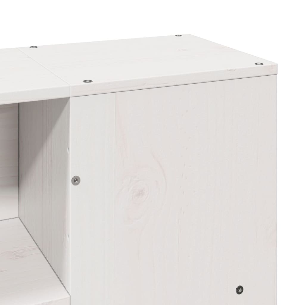 Bedframe zonder matras massief grenenhout wit 135x190 cm is nu te koop bij PeponiXL, paradijselijk wonen!