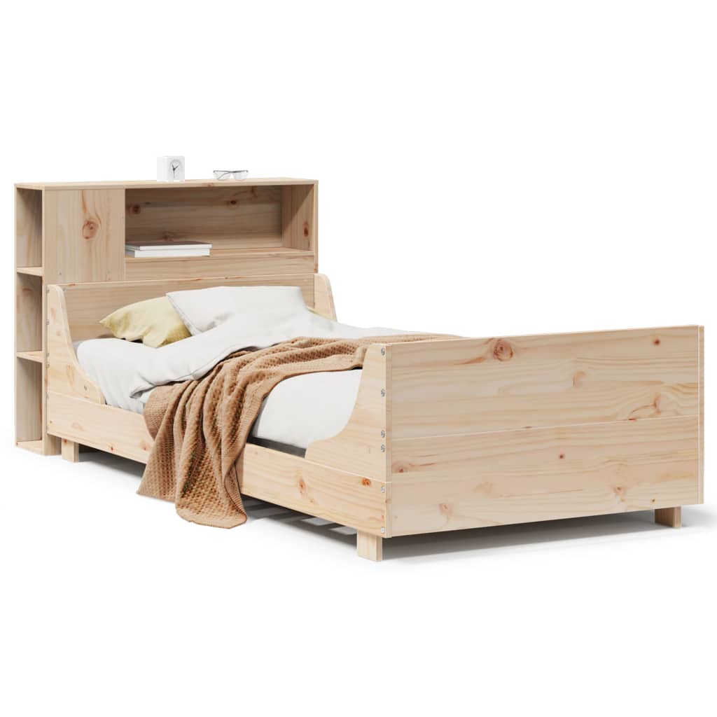 Bedframe zonder matras massief grenenhout 75x190 cm is nu te koop bij PeponiXL, paradijselijk wonen!