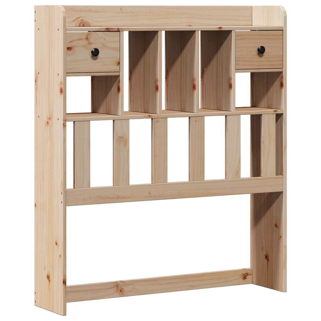 Bed met boekenkast zonder matras massief grenenhout 90x200 cm is nu te koop bij PeponiXL, paradijselijk wonen!