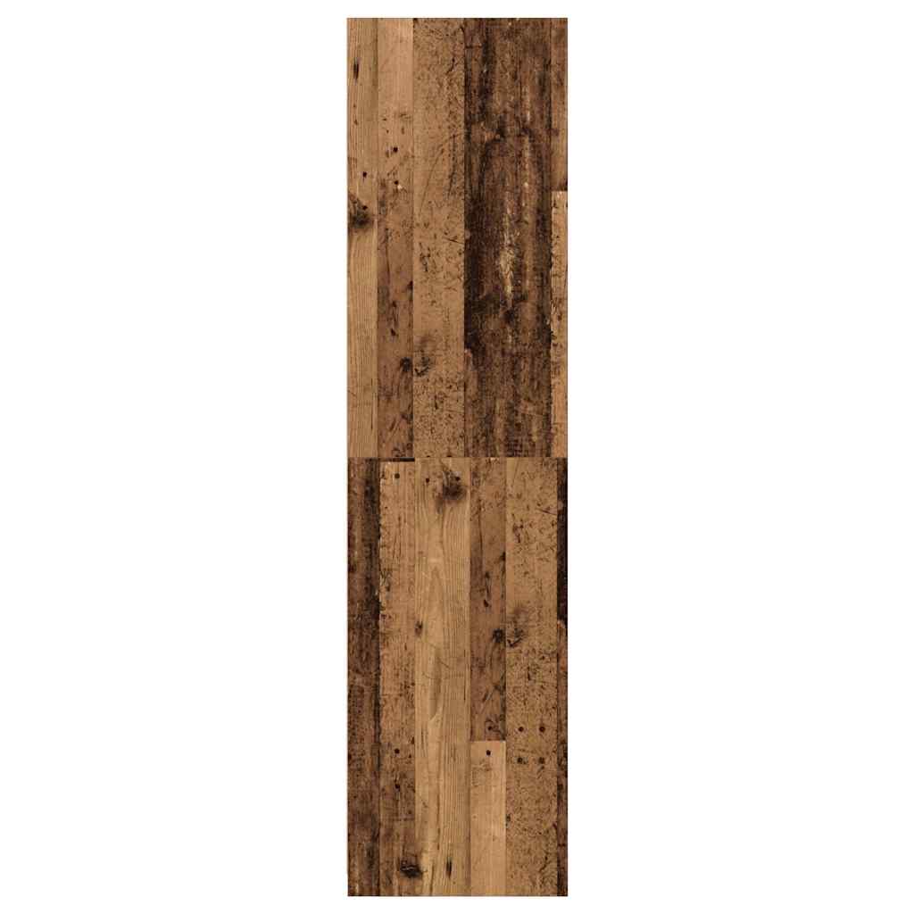Kledingkast 100x50x200 cm bewerkt hout oud hout is nu te koop bij PeponiXL, paradijselijk wonen!