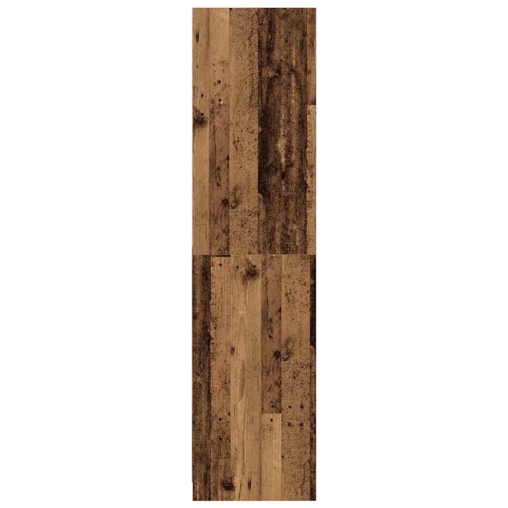 Kledingkast 50x50x200 cm bewerkt hout oud hout is nu te koop bij PeponiXL, paradijselijk wonen!