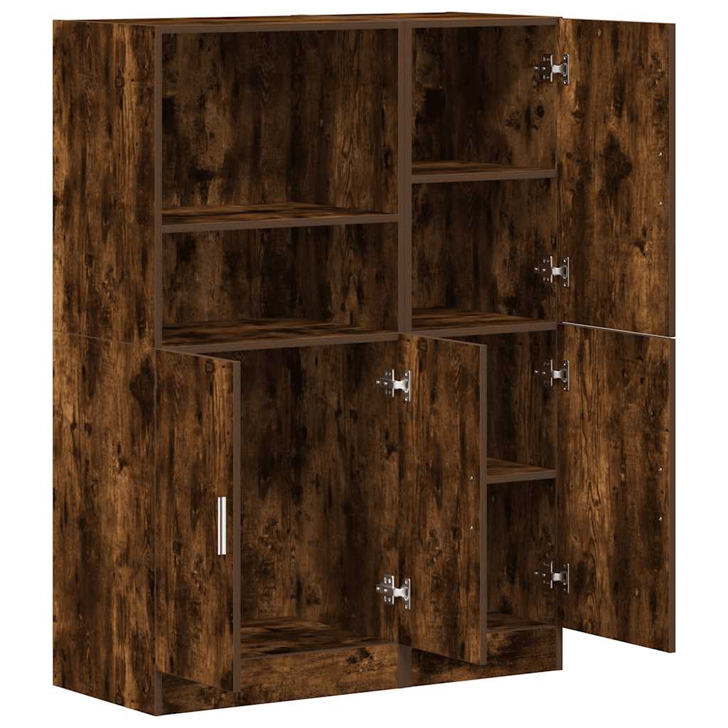 2-delige Keukenkastenset bewerkt hout gerookt eikenkleurig is nu te koop bij PeponiXL, paradijselijk wonen!