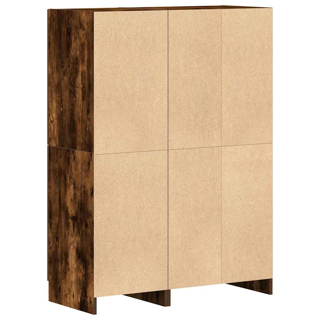 2-delige Keukenkastenset bewerkt hout gerookt eikenkleurig is nu te koop bij PeponiXL, paradijselijk wonen!
