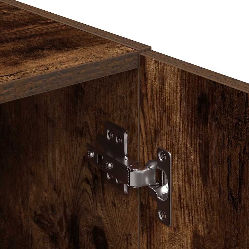 2-delige Keukenkastenset bewerkt hout gerookt eikenkleurig is nu te koop bij PeponiXL, paradijselijk wonen!