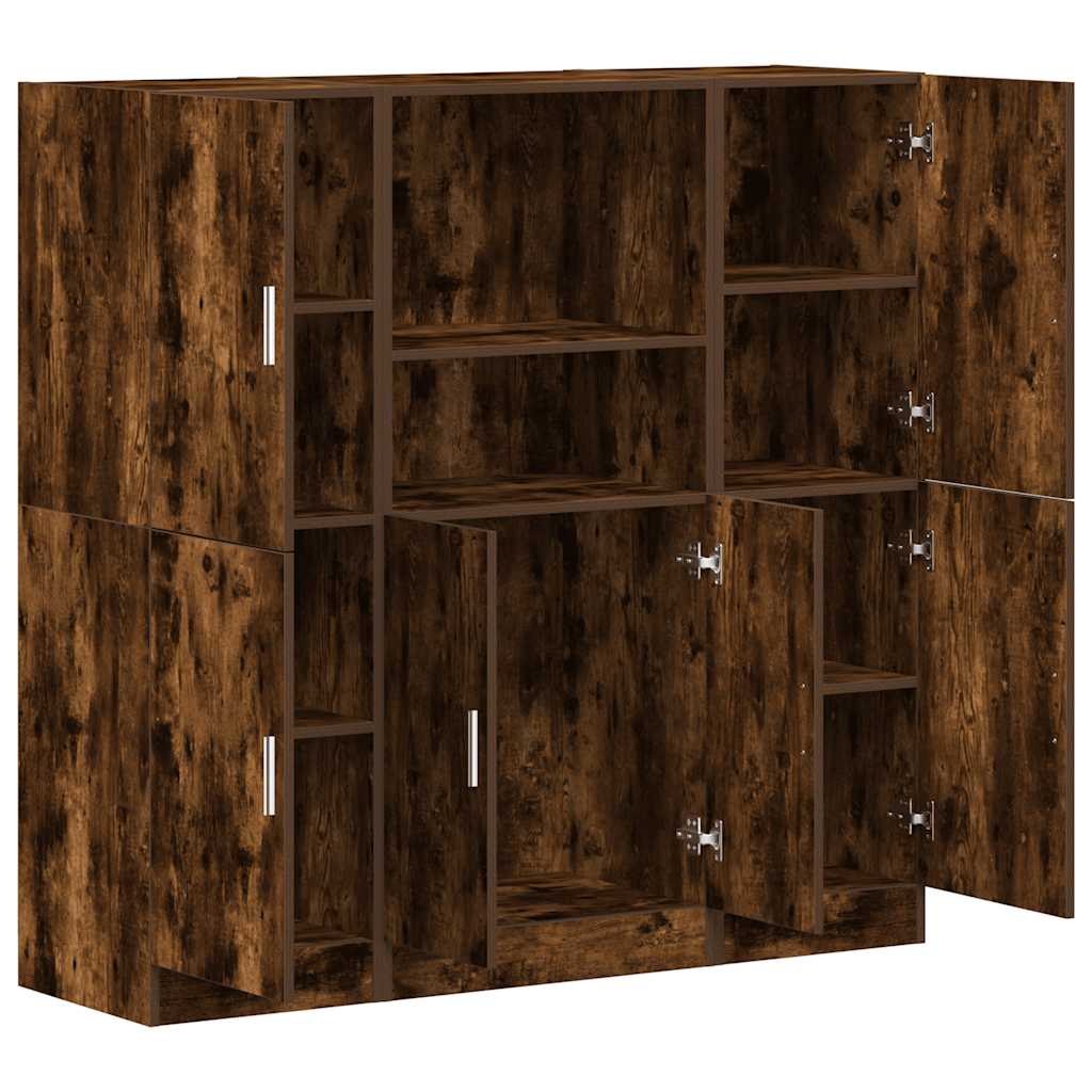 3-delige Keukenkastenset bewerkt hout gerookt eikenkleurig is nu te koop bij PeponiXL, paradijselijk wonen!