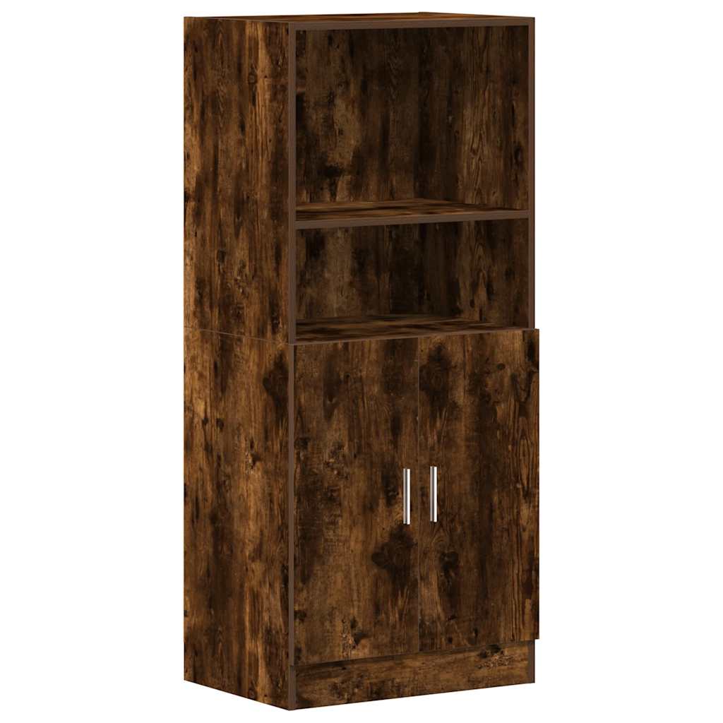 3-delige Keukenkastenset bewerkt hout gerookt eikenkleurig is nu te koop bij PeponiXL, paradijselijk wonen!