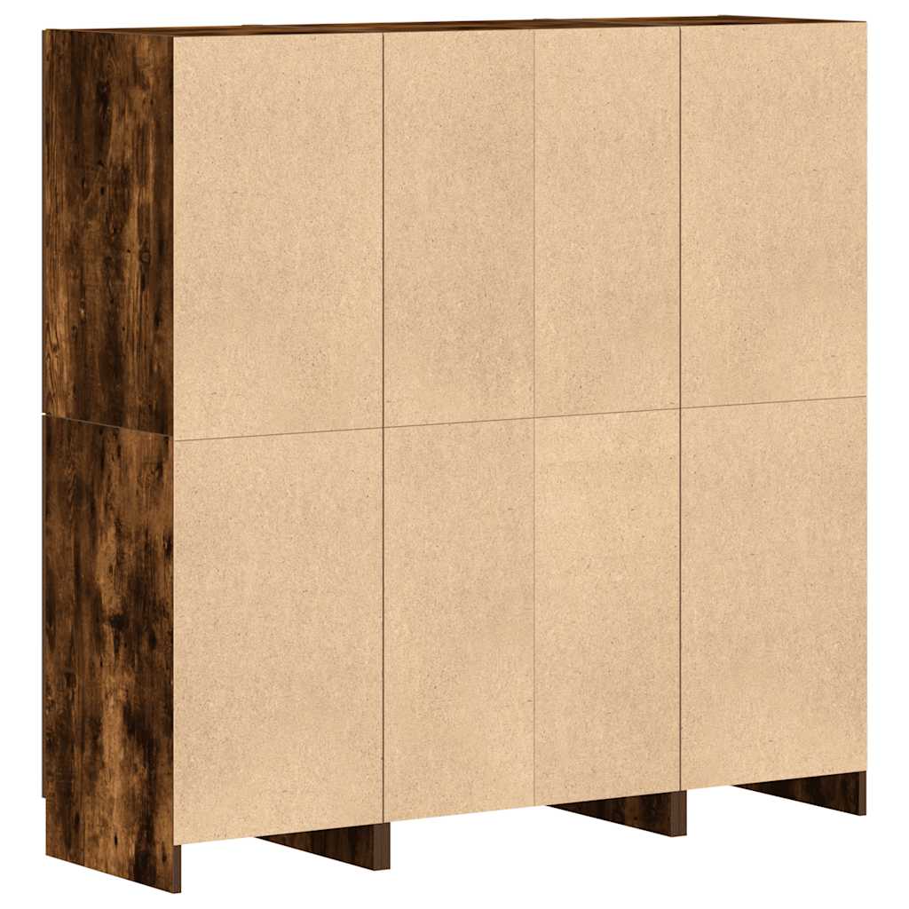 3-delige Keukenkastenset bewerkt hout gerookt eikenkleurig is nu te koop bij PeponiXL, paradijselijk wonen!