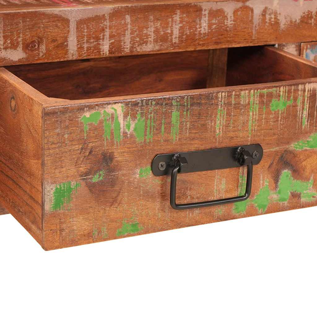 Wandtafels met lade met plank 2 pcs Multikleur 161 x 33 x 75 cm is nu te koop bij PeponiXL, paradijselijk wonen!
