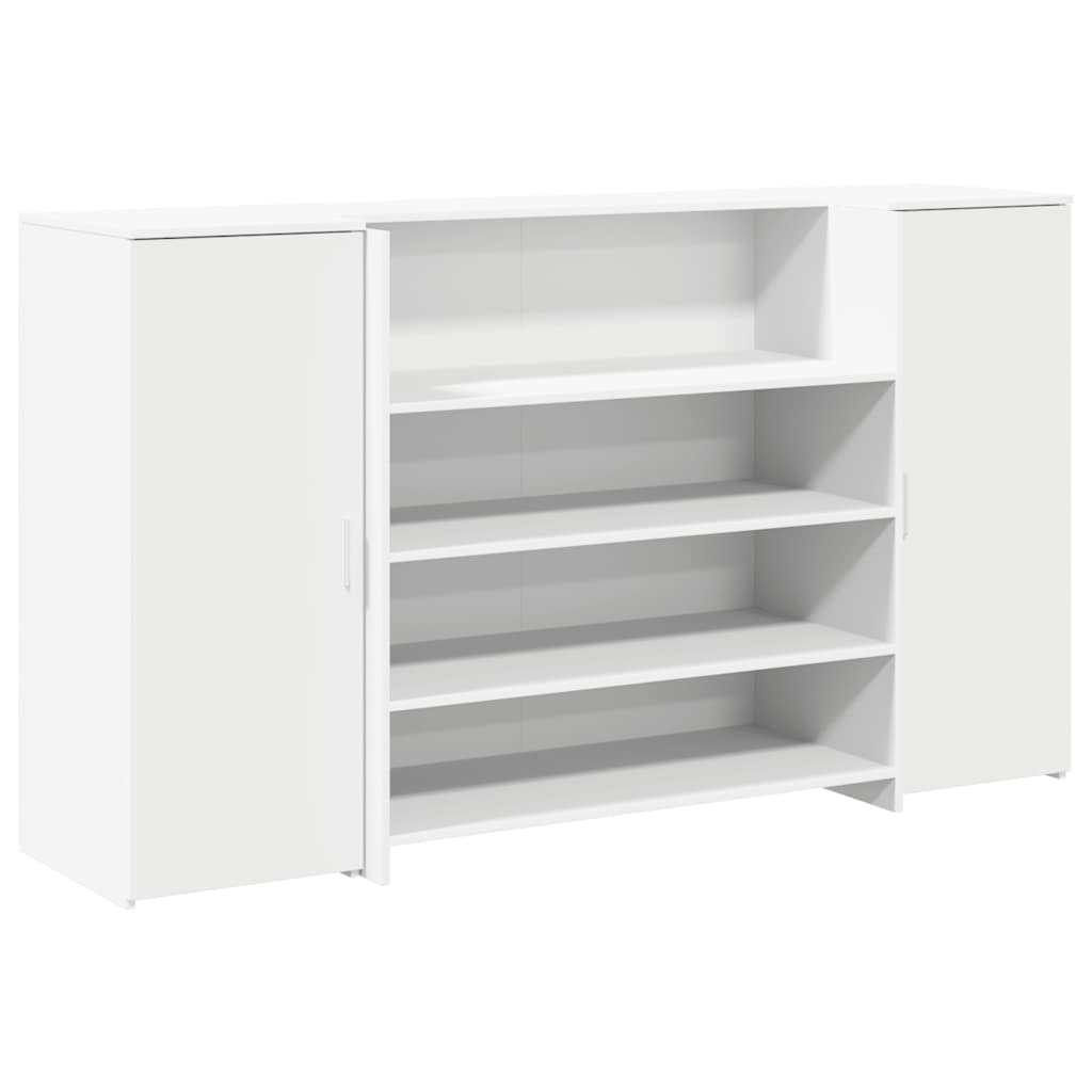 Receptiebalie Wit 180x50x103,5 cm Bewerkt Hout is nu te koop bij PeponiXL, paradijselijk wonen!