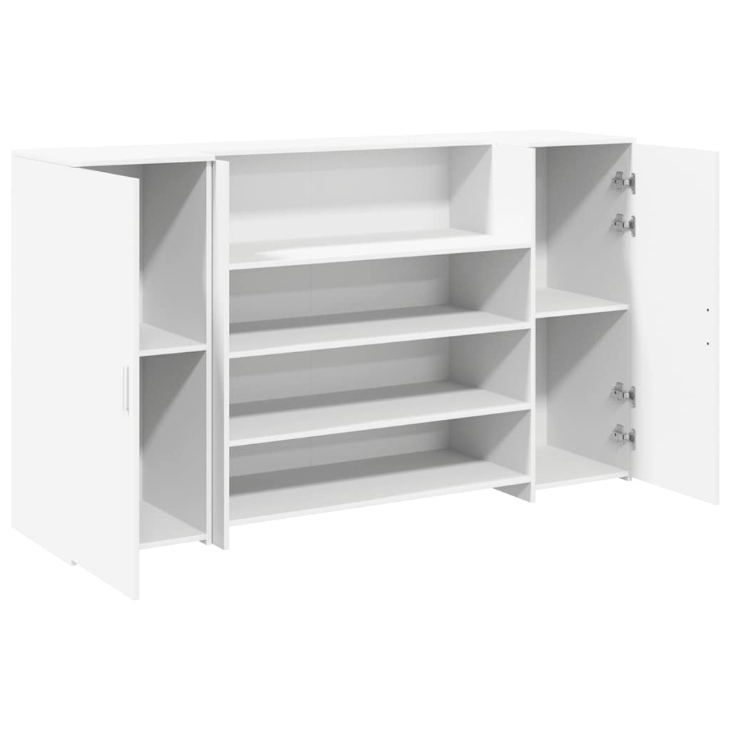 Receptiebalie Wit 180x50x103,5 cm Bewerkt Hout is nu te koop bij PeponiXL, paradijselijk wonen!