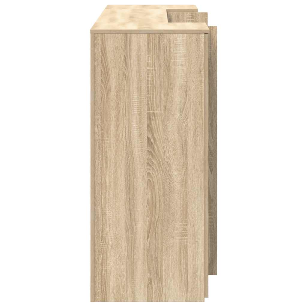 Receptiebalie 180x50x103,5 cm bewerkt hout sonoma eikenkleurig is nu te koop bij PeponiXL, paradijselijk wonen!