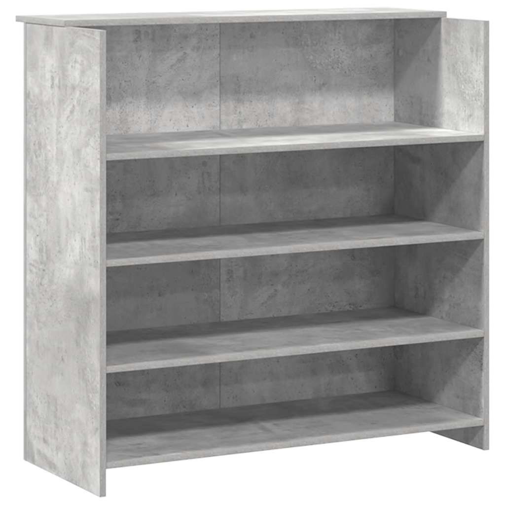 Receptiebalie 180x50x103,5 cm bewerkt hout betongrijs is nu te koop bij PeponiXL, paradijselijk wonen!
