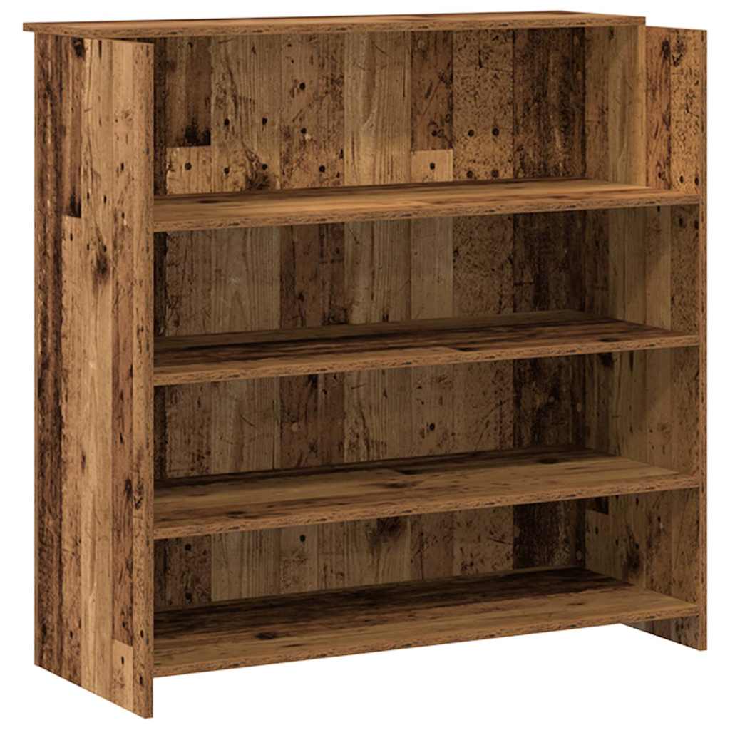 Receptiebalie 180x50x103,5 cm bewerkt hout oud houtkleurig is nu te koop bij PeponiXL, paradijselijk wonen!