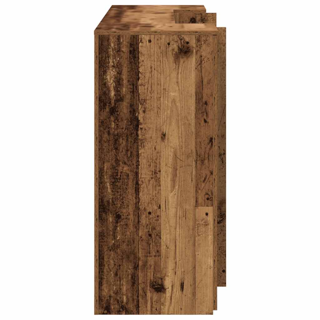 Receptiebalie 180x50x103,5 cm bewerkt hout oud houtkleurig is nu te koop bij PeponiXL, paradijselijk wonen!