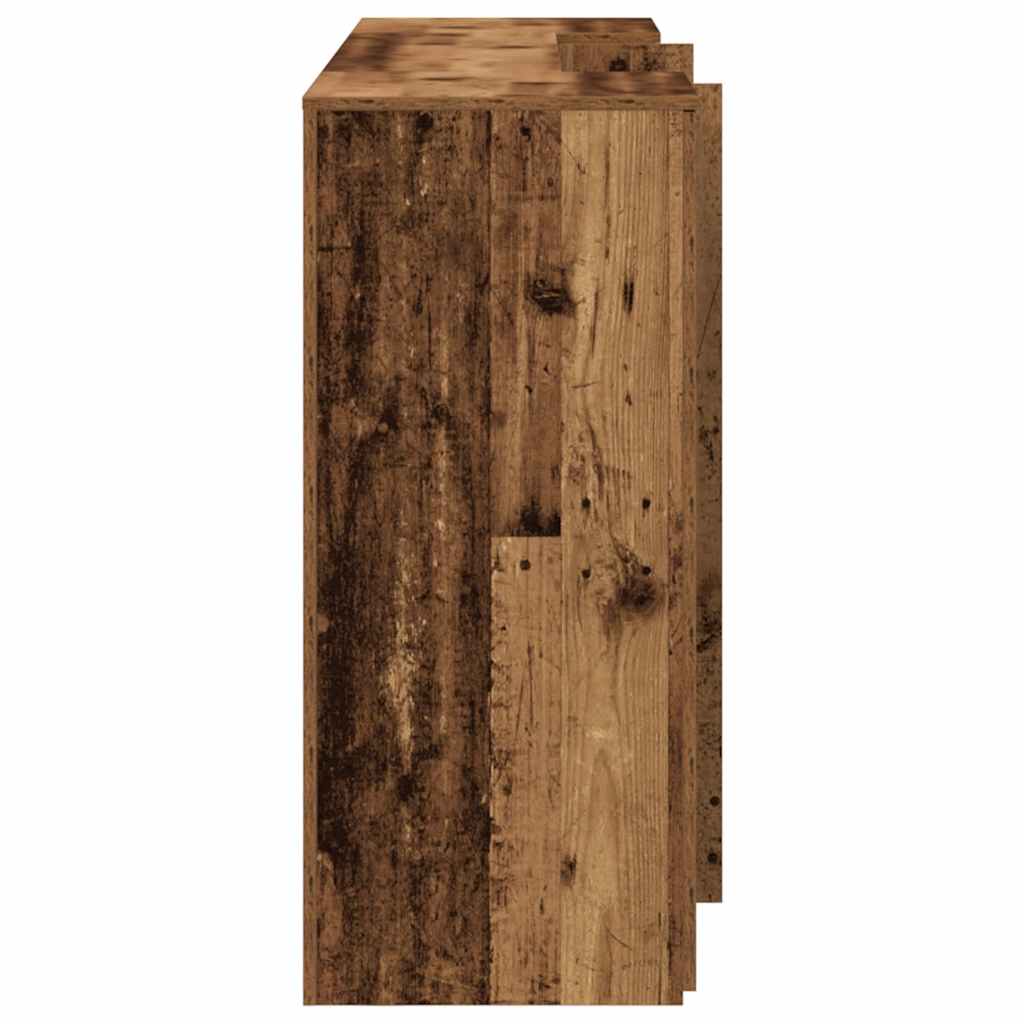 Receptiebalie 200x50x103,5 cm bewerkt hout oud houtkleurig is nu te koop bij PeponiXL, paradijselijk wonen!
