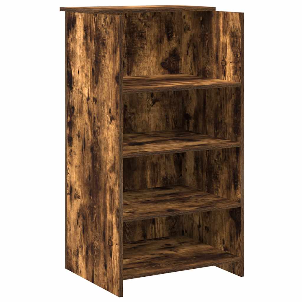 Receptiebalie 135x50x103,5 cm bewerkt hout gerookt eikenkleurig is nu te koop bij PeponiXL, paradijselijk wonen!