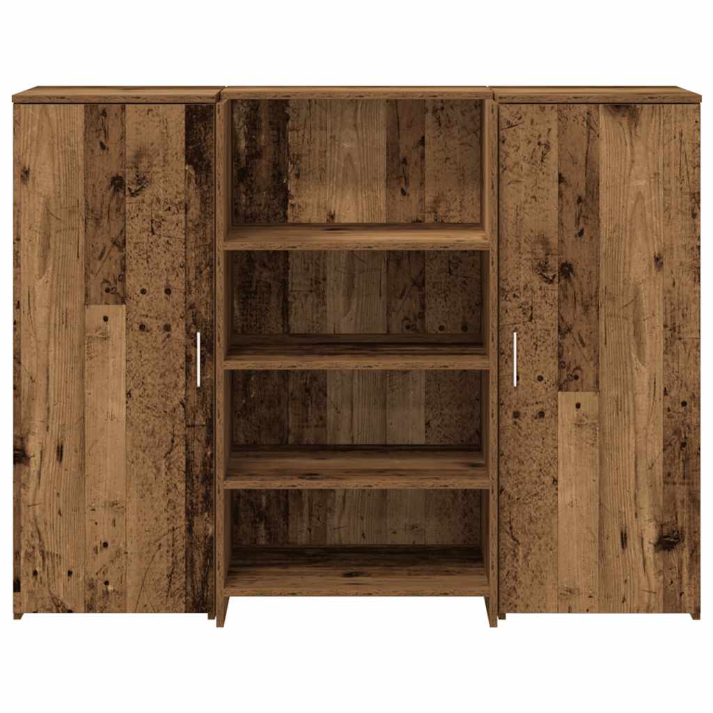 Receptiebalie 135x50x103,5 cm bewerkt hout oud houtkleurig is nu te koop bij PeponiXL, paradijselijk wonen!