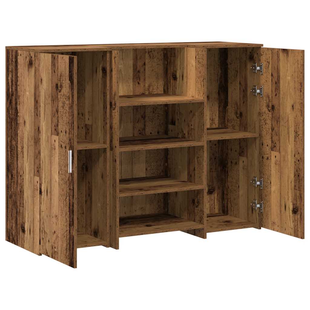 Receptiebalie 135x50x103,5 cm bewerkt hout oud houtkleurig is nu te koop bij PeponiXL, paradijselijk wonen!