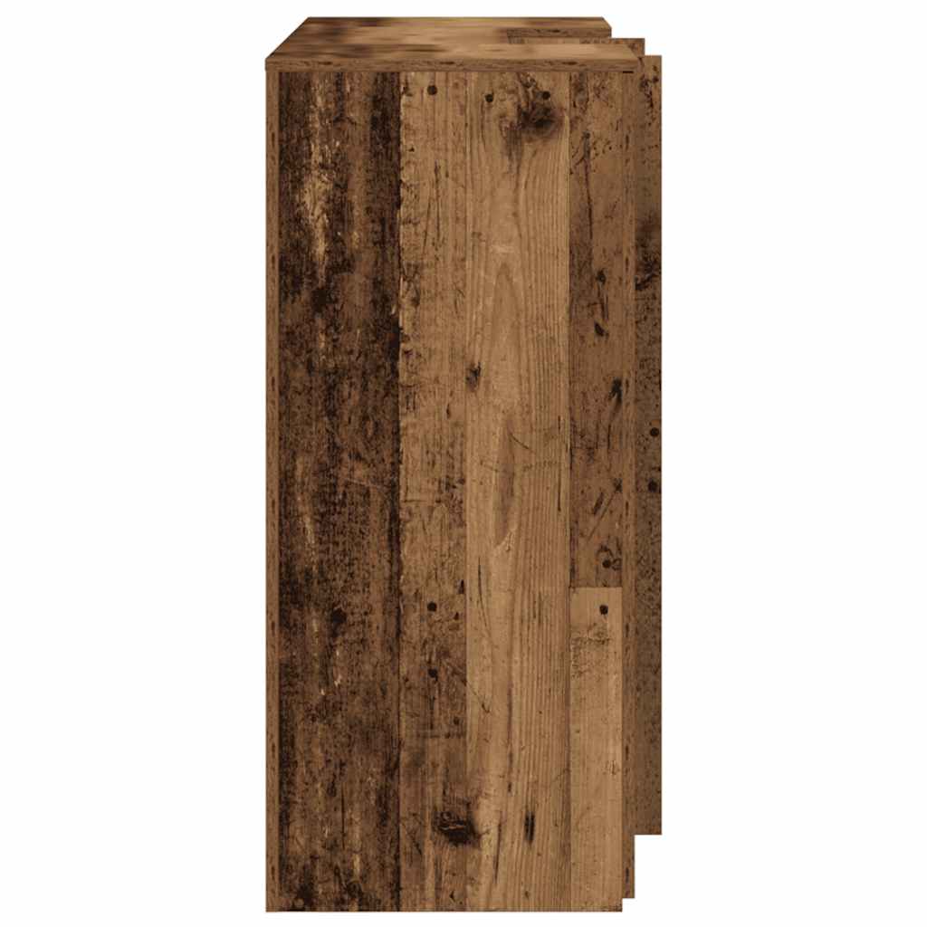 Receptiebalie 135x50x103,5 cm bewerkt hout oud houtkleurig is nu te koop bij PeponiXL, paradijselijk wonen!