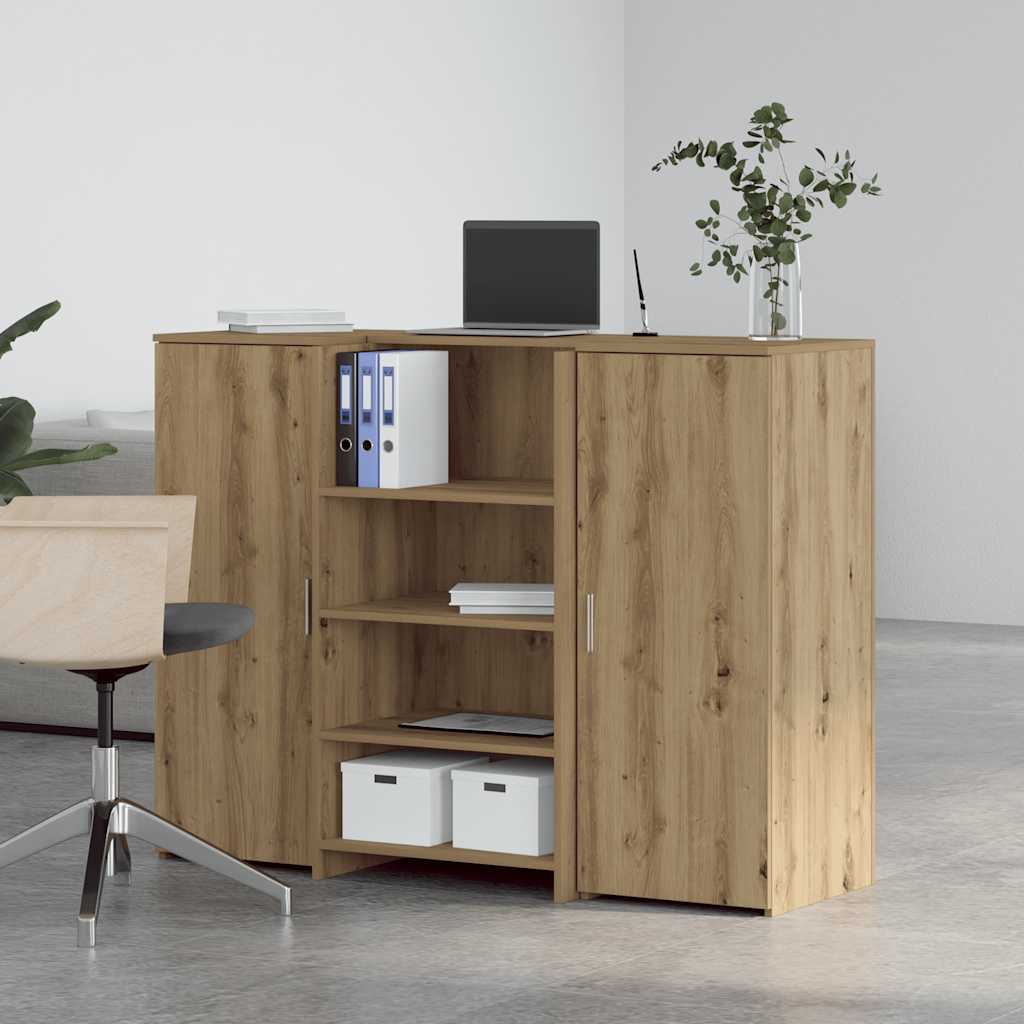 Receptiebalie 135x50x103,5cm bewerkt hout artisanaal eikenkleur is nu te koop bij PeponiXL, paradijselijk wonen!