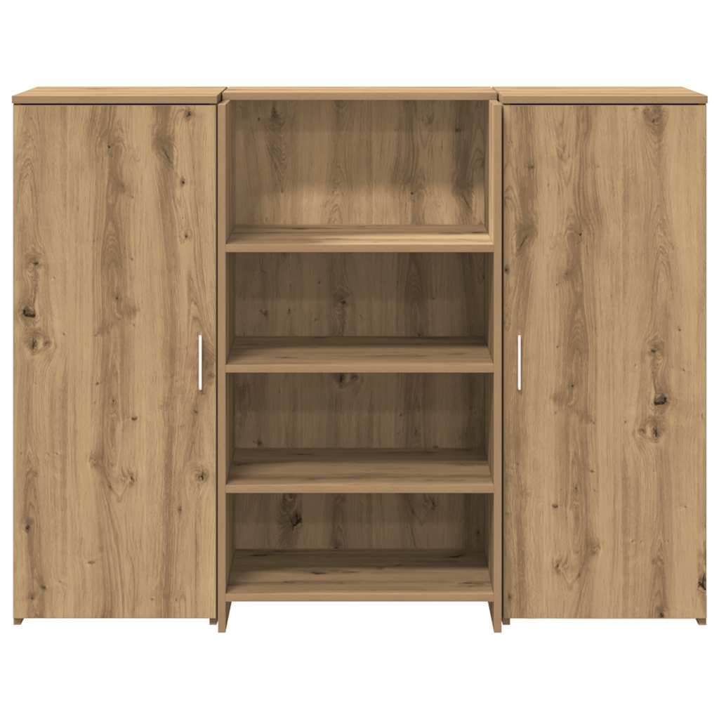 Receptiebalie 135x50x103,5cm bewerkt hout artisanaal eikenkleur is nu te koop bij PeponiXL, paradijselijk wonen!