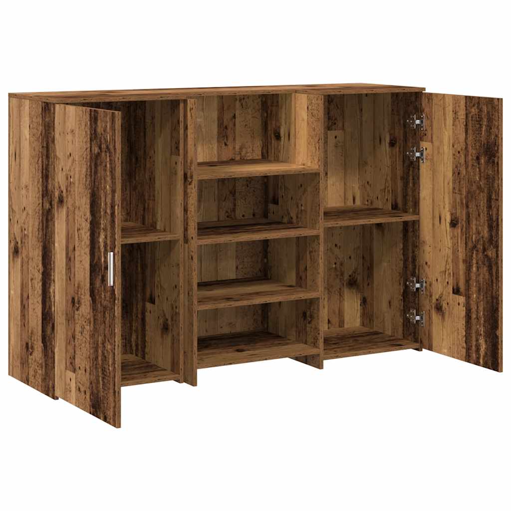 Receptiebalie 155x50x103,5 cm bewerkt hout oud houtkleurig is nu te koop bij PeponiXL, paradijselijk wonen!