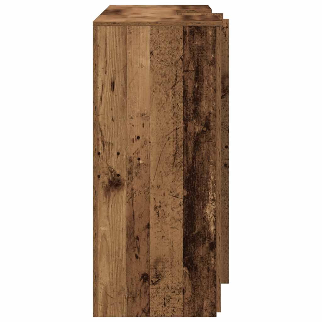 Receptiebalie 155x50x103,5 cm bewerkt hout oud houtkleurig is nu te koop bij PeponiXL, paradijselijk wonen!