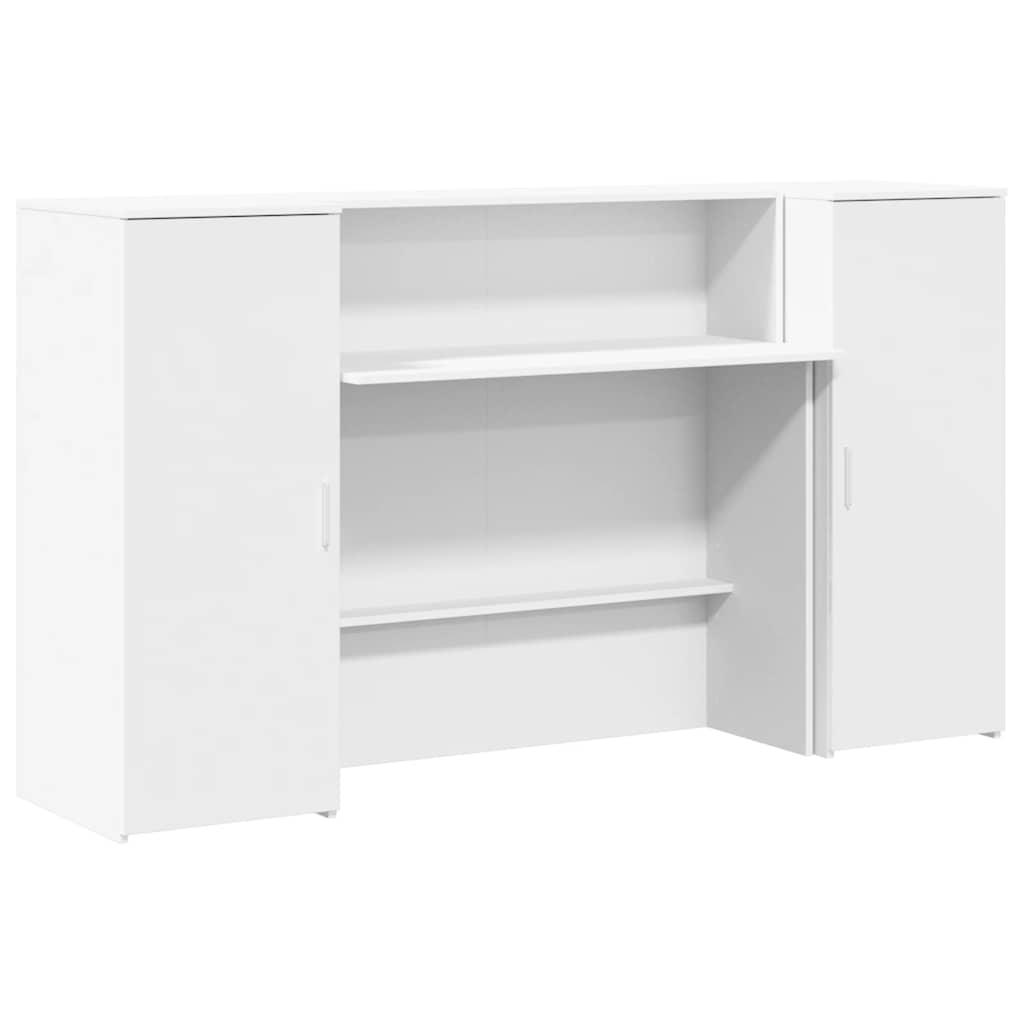 Receptiebalie Wit 180x50x103,5 cm Bewerkt Hout is nu te koop bij PeponiXL, paradijselijk wonen!