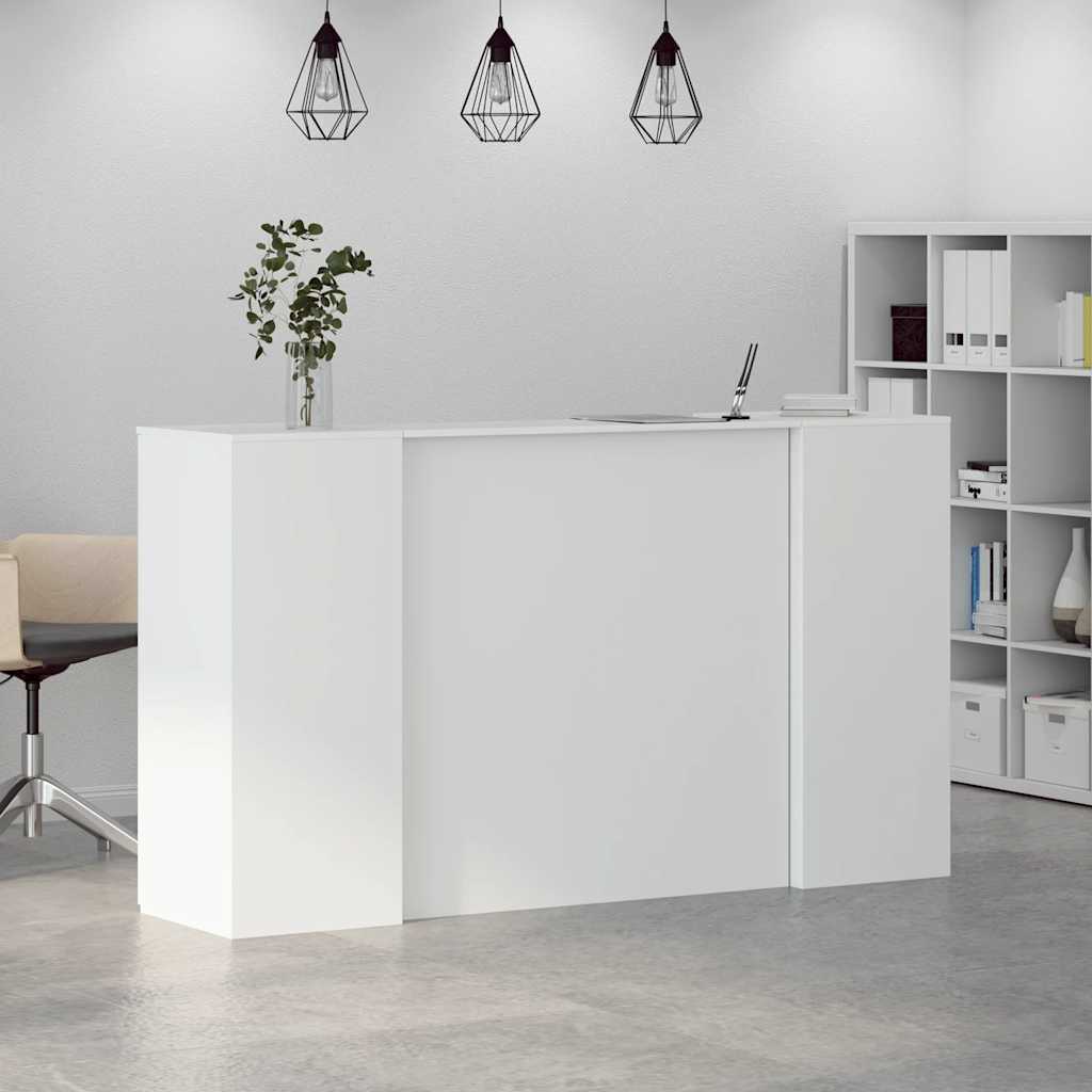 Receptiebalie Wit 180x50x103,5 cm Bewerkt Hout is nu te koop bij PeponiXL, paradijselijk wonen!