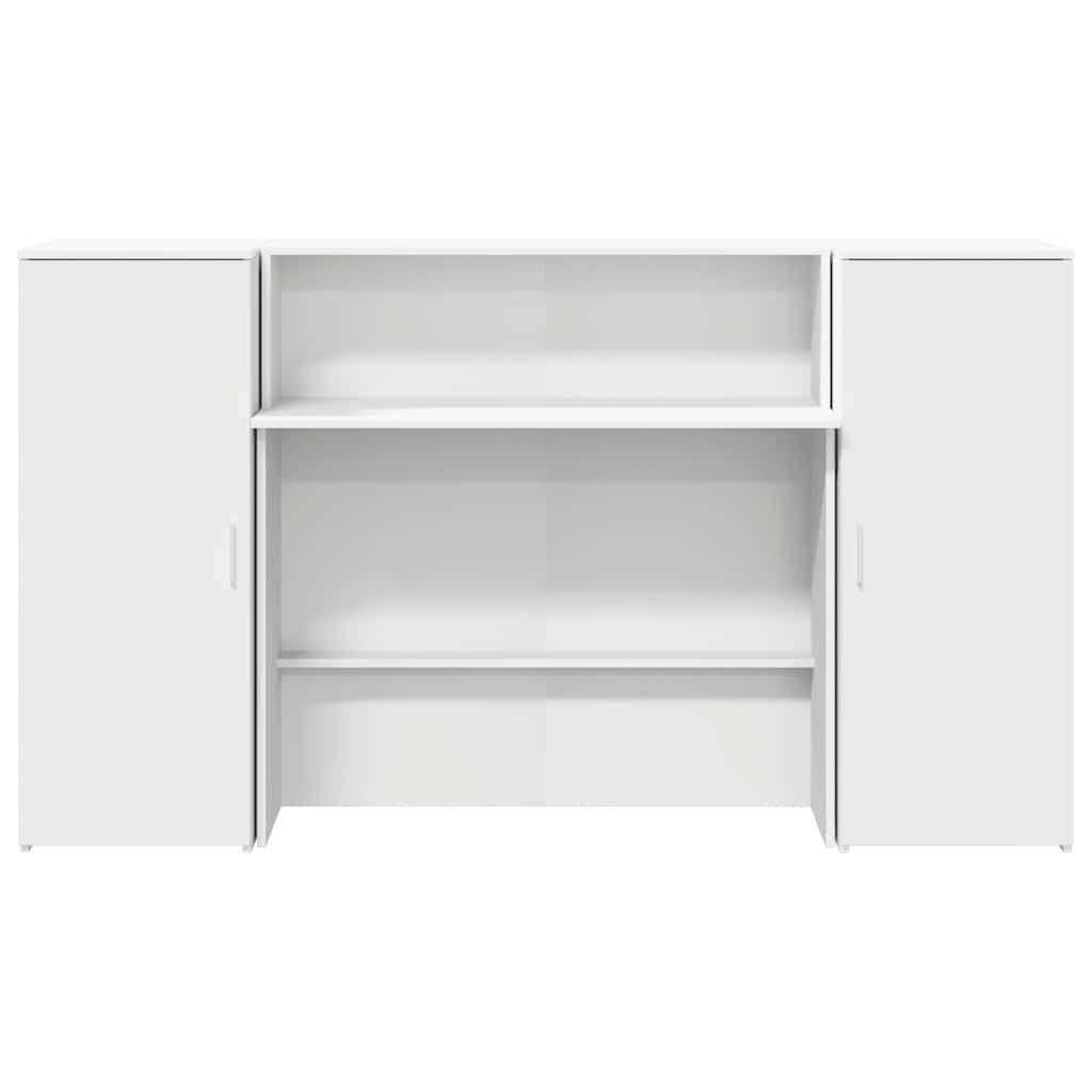 Receptiebalie Wit 180x50x103,5 cm Bewerkt Hout is nu te koop bij PeponiXL, paradijselijk wonen!