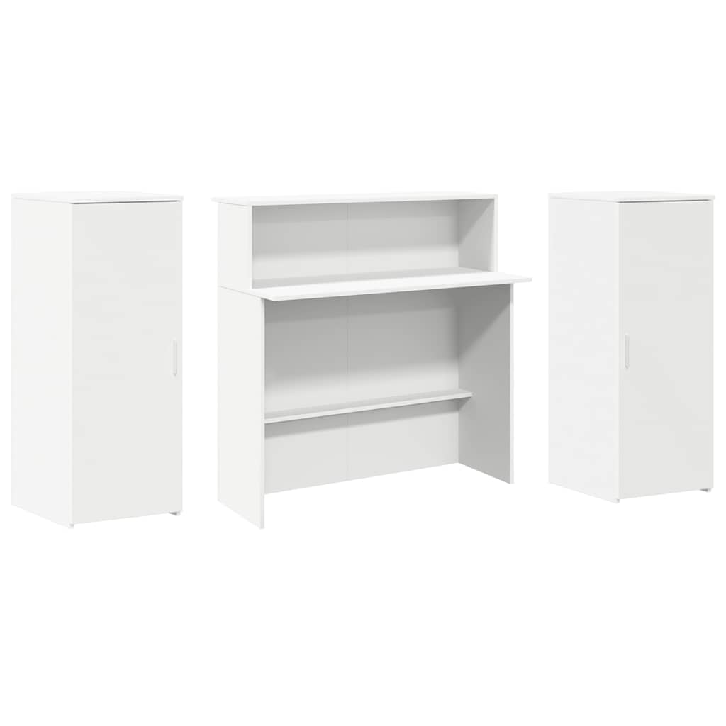Receptiebalie Wit 180x50x103,5 cm Bewerkt Hout is nu te koop bij PeponiXL, paradijselijk wonen!