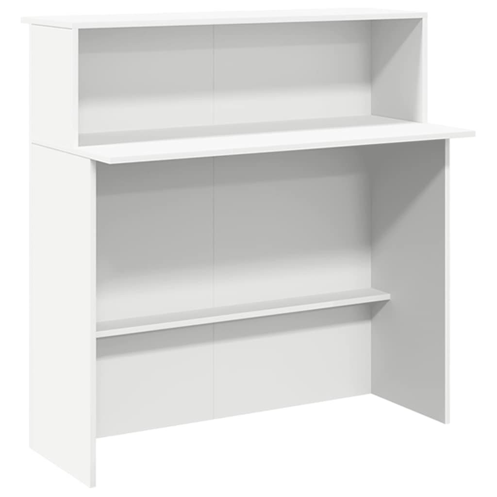 Receptiebalie Wit 180x50x103,5 cm Bewerkt Hout is nu te koop bij PeponiXL, paradijselijk wonen!