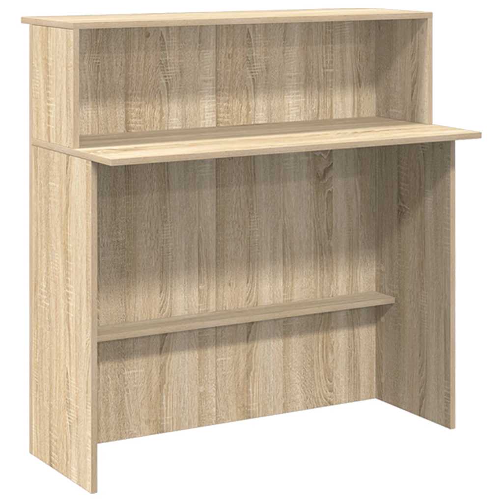 Receptiebalie 180x50x103,5 cm bewerkt hout sonoma eikenkleurig is nu te koop bij PeponiXL, paradijselijk wonen!