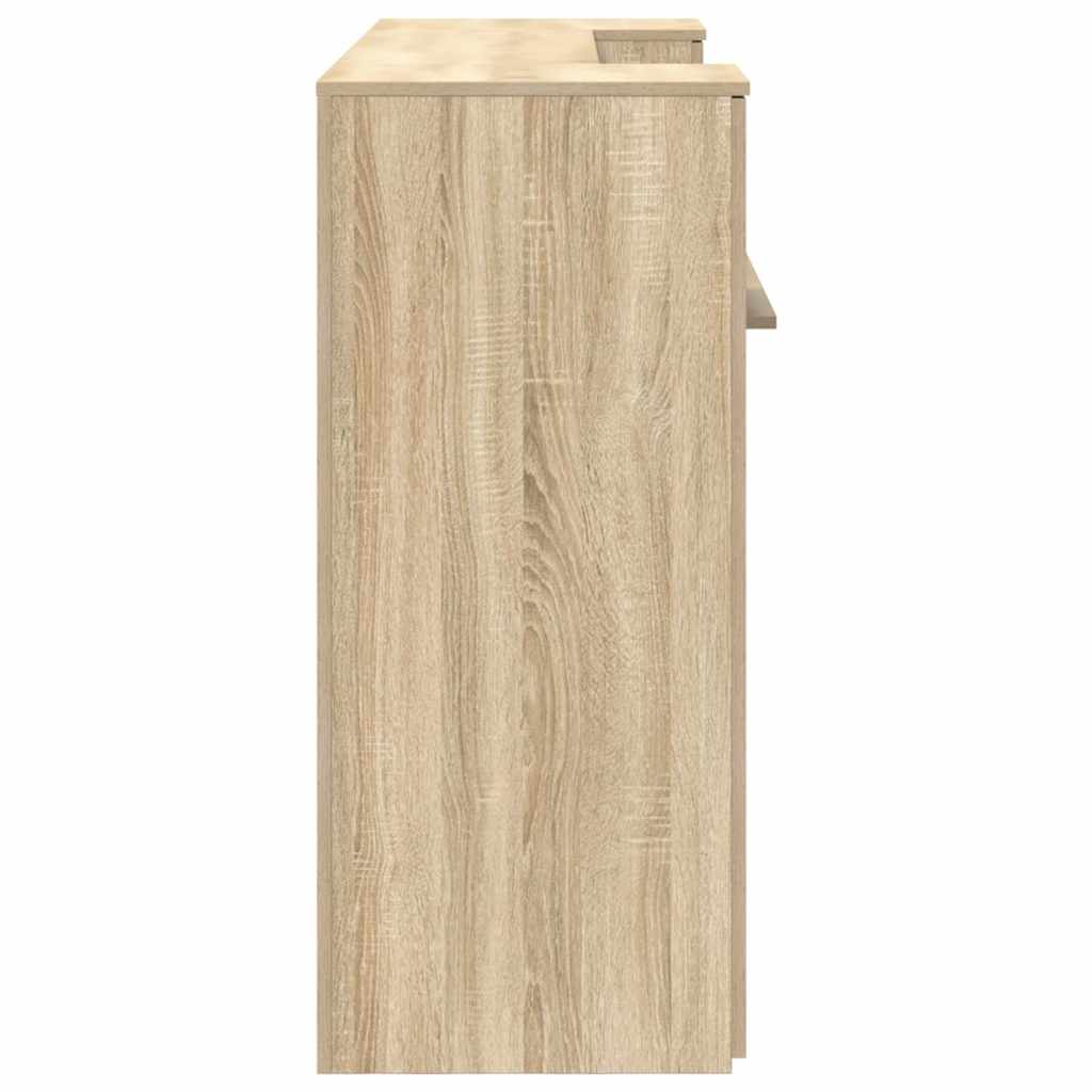 Receptiebalie 180x50x103,5 cm bewerkt hout sonoma eikenkleurig is nu te koop bij PeponiXL, paradijselijk wonen!