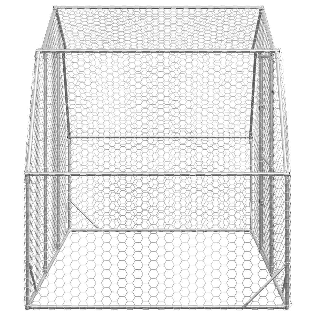Kippenren 2,5x2x2,25 m gegalvaniseerd staal is nu te koop bij PeponiXL, paradijselijk wonen!