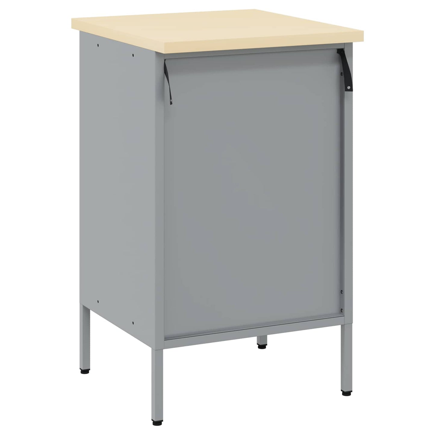 Werkbank Rood en Grijs 50 x 55 x 85 cm Engineered hout en staal is nu te koop bij PeponiXL, paradijselijk wonen!